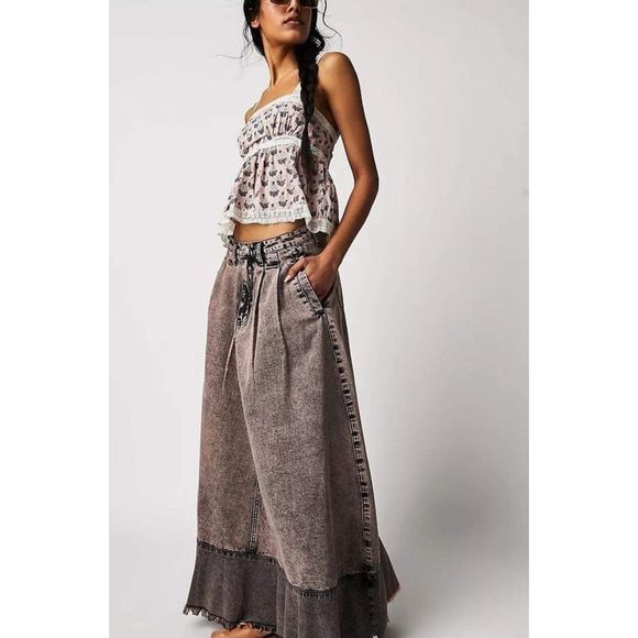 Free People Blossom Babydoll Tank Size M - Picture 2 of 9